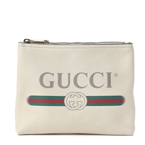 white gucci clutch